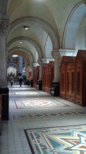 Interior of St.Anne's. Those are confessionals on the right side of the photo.